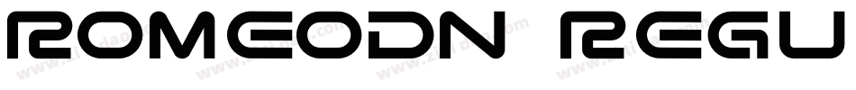 Romeodn Regular字体转换